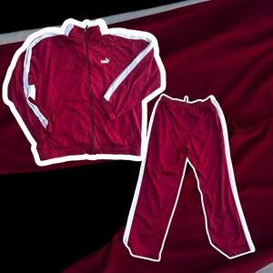 Pumas burgandy set